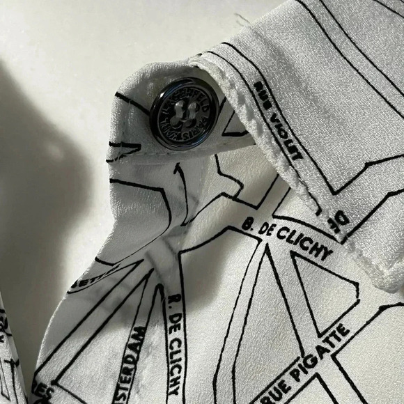 Karl Lagerfeld Paris  Long Sleeve Blouse NWOT - Picture 3 of 16